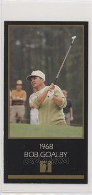 1993-98 Grand Slam Ventures Champions of Golf: The Masters Collection - [Base] #1968 - Bob Goalby