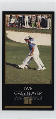 1993-98 Grand Slam Ventures Champions of Golf: The Masters Collection - [Base] #1978 - Gary Player