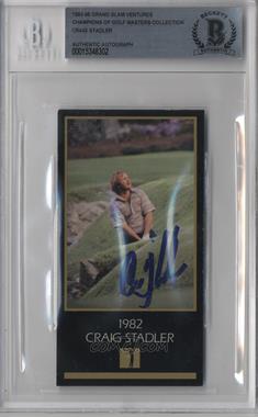 1993-98 Grand Slam Ventures Champions of Golf: The Masters Collection - [Base] #1982 - Craig Stadler [BAS BGS Authentic]