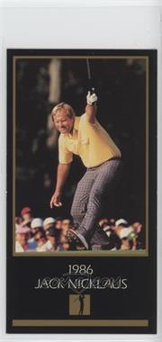1993-98 Grand Slam Ventures Champions of Golf: The Masters Collection - [Base] #1986 - Jack Nicklaus