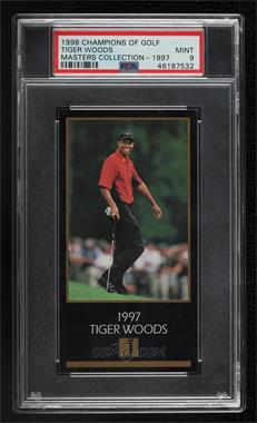 1993-98 Grand Slam Ventures Champions of Golf: The Masters Collection - [Base] #1997 - Tiger Woods [PSA 9 MINT]