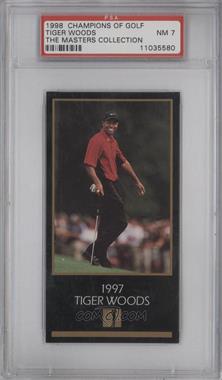1993-98 Grand Slam Ventures Champions of Golf: The Masters Collection - [Base] #1997 - Tiger Woods [PSA 7 NM]