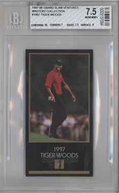 1993-98 Grand Slam Ventures Champions of Golf: The Masters Collection - [Base] #1997 - Tiger Woods [BGS 7.5 NEAR MINT+]