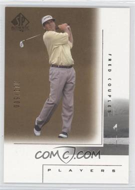 2001 SP Authentic - [Base] - Gold #112 - Fred Couples /500