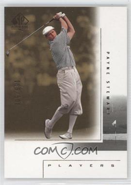 2001 SP Authentic - [Base] - Gold #123 - Payne Stewart /500