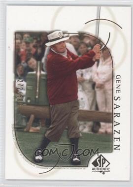 2001 SP Authentic - [Base] - Gold #2 - Gene Sarazen /500