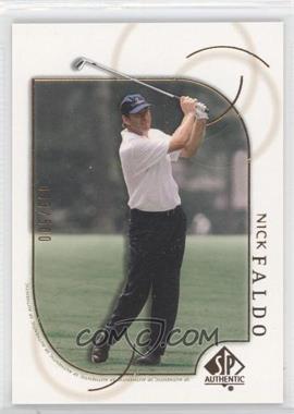 2001 SP Authentic - [Base] - Gold #42 - Nick Faldo /500