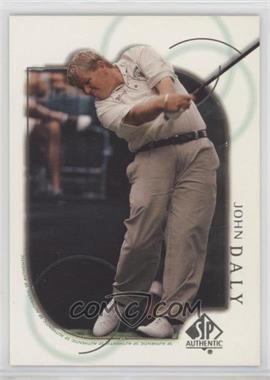 2001 SP Authentic - [Base] #1 - John Daly