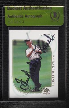 2001 SP Authentic - [Base] #10 - Ian Baker-Finch [BAS Authentic]