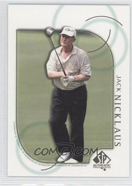 2001 SP Authentic - [Base] #41 - Jack Nicklaus