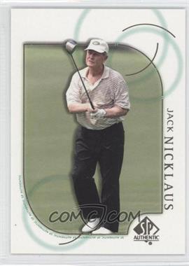 2001 SP Authentic - [Base] #41 - Jack Nicklaus