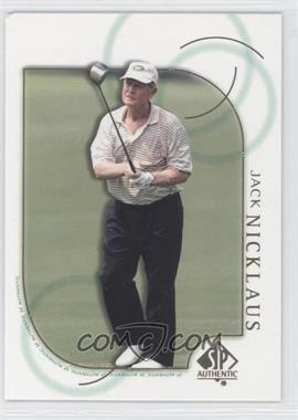 2001 SP Authentic - [Base] #41 - Jack Nicklaus