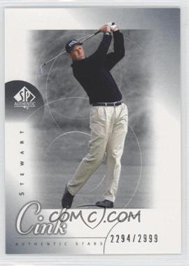 2001 SP Authentic - [Base] #65 - Authentic Stars - Stewart Cink /2999