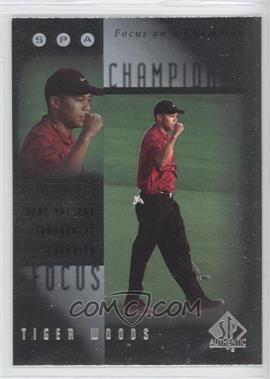 2001 SP Authentic - Focus on a Champion #FC3 - Tiger Woods