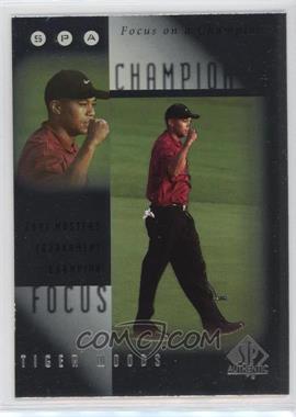 2001 SP Authentic - Focus on a Champion #FC3 - Tiger Woods [EX to NM]
