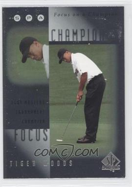 2001 SP Authentic - Focus on a Champion #FC7 - Tiger Woods