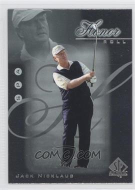 2001 SP Authentic - Honor Roll #HR13 - Jack Nicklaus