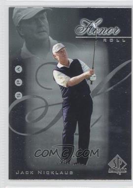 2001 SP Authentic - Honor Roll #HR13 - Jack Nicklaus