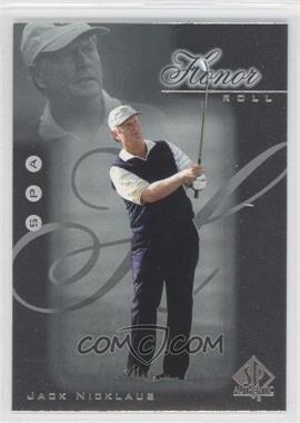 2001 SP Authentic - Honor Roll #HR13 - Jack Nicklaus