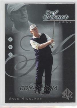 2001 SP Authentic - Honor Roll #HR13 - Jack Nicklaus