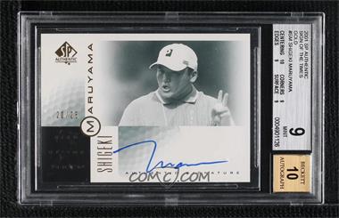 2001 SP Authentic - Sign of the Times - Gold #SM - Shigeki Maruyama /25 [BGS 9 MINT]