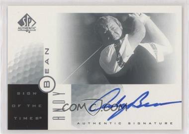 2001 SP Authentic - Sign of the Times #AB - Andy Bean