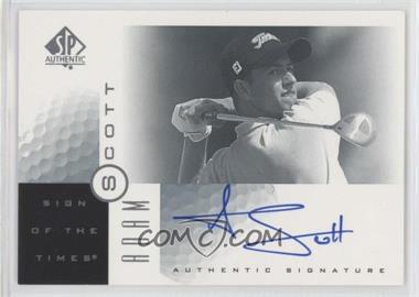 2001 SP Authentic - Sign of the Times #AS - Adam Scott