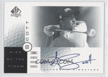2001 SP Authentic - Sign of the Times #AS - Adam Scott