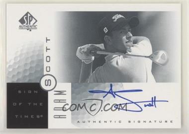 2001 SP Authentic - Sign of the Times #AS - Adam Scott