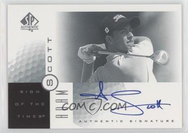 2001 SP Authentic - Sign of the Times #AS - Adam Scott