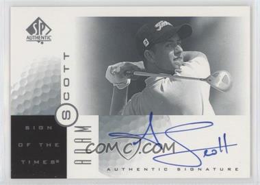 2001 SP Authentic - Sign of the Times #AS - Adam Scott