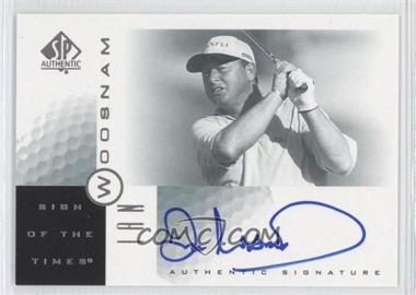 2001 SP Authentic - Sign of the Times #IW - Ian Woosnam