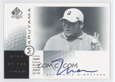 2001 SP Authentic - Sign of the Times #SM - Shigeki Maruyama