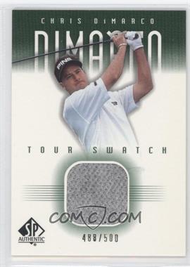 2001 SP Authentic - Tour Swatch - Green #CD-TS - Chris DiMarco /500