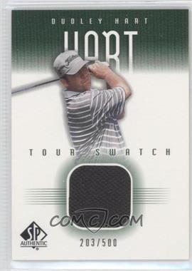 2001 SP Authentic - Tour Swatch - Green #DH-TS - Dudley Hart /500
