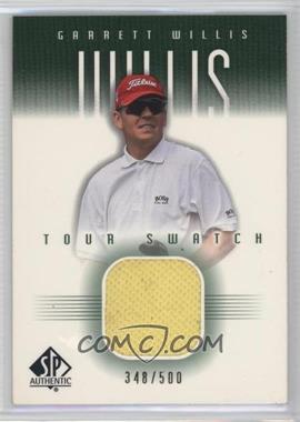 2001 SP Authentic - Tour Swatch - Green #GW-TS - Garrett Willis /500 [Noted]