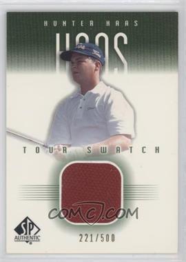 2001 SP Authentic - Tour Swatch - Green #HH-TS - Hunter Haas /500 [EX to NM]