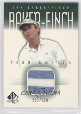 2001 SP Authentic - Tour Swatch - Green #IF-TS - Ian Baker-Finch /500