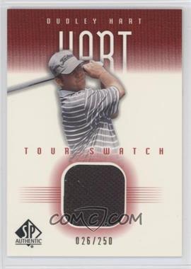 2001 SP Authentic - Tour Swatch - Red #DH-TS - Dudley Hart /250