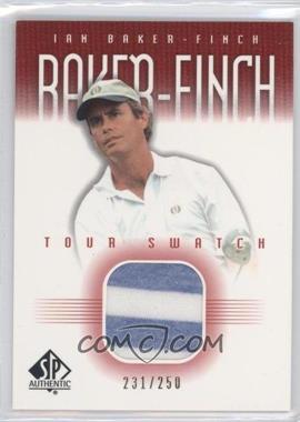 2001 SP Authentic - Tour Swatch - Red #IF-TS - Ian Baker-Finch /250