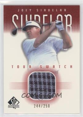 2001 SP Authentic - Tour Swatch - Red #JS-TS - Joey Sindelar /250