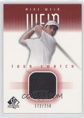 2001 SP Authentic - Tour Swatch - Red #MW-TS - Mike Weir /250