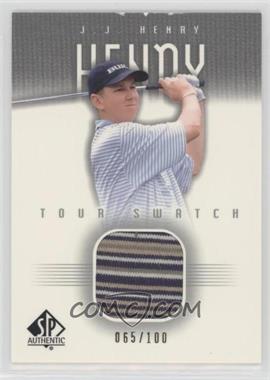 2001 SP Authentic - Tour Swatch - Silver #JJ-TS - J.J. Henry /100 [EX to NM]