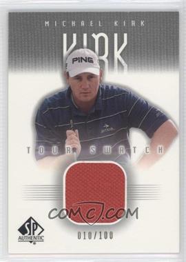 2001 SP Authentic - Tour Swatch - Silver #MKi-TS - Michael Kirk /100