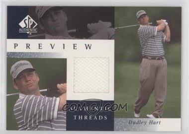 2001 SP Authentic Preview - Authentic Threads #DH-AT - Dudley Hart