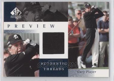 2001 SP Authentic Preview - Authentic Threads #GP-AT - Gary Player