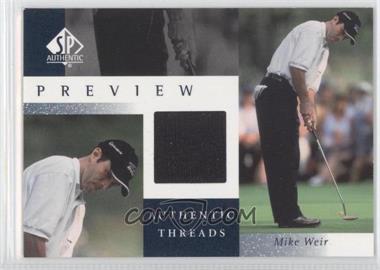 2001 SP Authentic Preview - Authentic Threads #MW-AT - Mike Weir