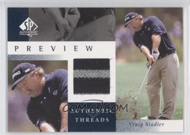 2001 SP Authentic Preview - Authentic Threads #ST-AT - Craig Stadler