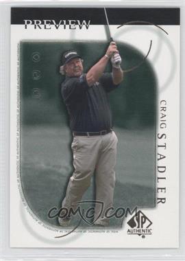 2001 SP Authentic Preview - [Base] #10 - Craig Stadler