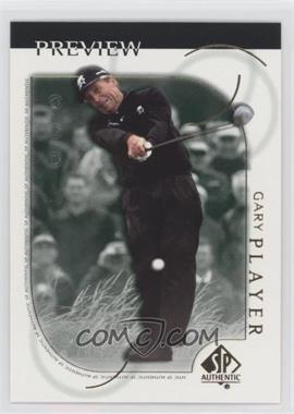 2001 SP Authentic Preview - [Base] #14 - Gary Player